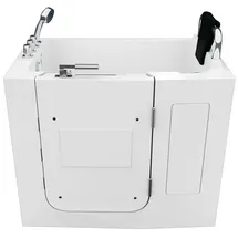 AcquaVapore Sitzbadewanne mit Tür 110 x 68 cm (S08-TH-B-R)
