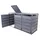 Albatros Mülltonnenbox 3er 196 x 116 x 85 cm grau