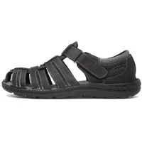 Hush Puppies Albert Sandale Herren Sommer, Schwarz, 42 EU - 42 EU