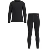 Löffler Long Transtex Warm Schwarz 152