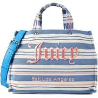 Juicy Couture Iris Henkeltasche Baumwolle Alaskan Blue