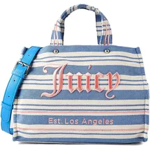 Juicy Couture Iris Henkeltasche Baumwolle Alaskan Blue
