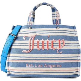 Juicy Couture Iris Henkeltasche Baumwolle Alaskan Blue