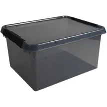 sunware perfectly organised Aufbewahrungsbox Comfort Line 36 L 1-tlg. grau transparent