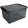 sunware perfectly organised Aufbewahrungsbox Comfort Line 36 L 1-tlg. grau transparent