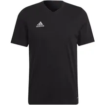 Adidas Entrada 22 T-Shirt Cotton 2er Set Freizeit - Black - 2XL