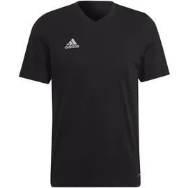 Adidas Entrada 22 T-Shirt Cotton 2er Set Freizeit - Black - 2XL