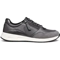 GEOX Damen D Bulmya B Sneaker, DK Grey/Gun, 39