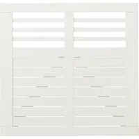 Plus Tor Decora 100 x 95 cm RAL 9010 Weiß