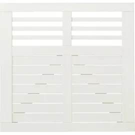 Plus Tor Decora 100 x 95 cm RAL 9010 Weiß