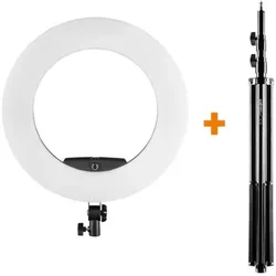 Walimex pro LED Ringleuchte Medow 960 Pro Set inkl. Lampenstativ