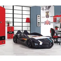 Autobett „Luxury Full“ in Schwarz - Schwarz