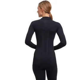 Falke Damen Langarmshirt Warm Black 3000, S