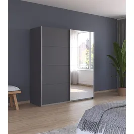 Rauch Subito Schwebetürenschrank 181 x 197 x 61 cm grau
