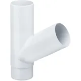 Inefa Abzweiger Fallrohr PVC 60 Grad, DN 100/100 Weiß Dachentwässerung