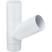 Inefa Abzweiger Fallrohr PVC 60 Grad, DN 100/100 Weiß Dachentwässerung