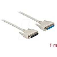 DeLock Serielles Kabel D-Sub 25 Stecker zu Buchse 1