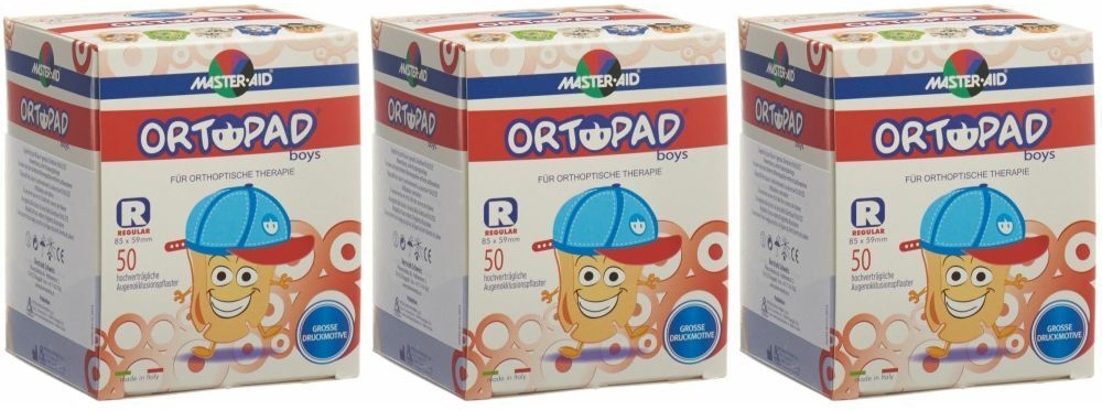 Ortopad® Boys Augenklappen Regular 5 Jahre und älter