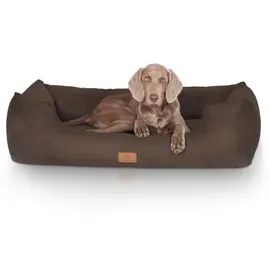 Knuffelwuff Hundebett Dreamline XL 105 x 75 cm braun