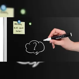 ALLboards Kreidetafel 90x60 cm, Alurahmen