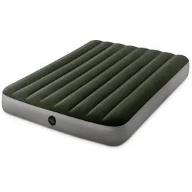 Intex Luftbett 191 x 137 x 25 cm Dura-Beam Prestige Downy, Airbed Aufblasbare Matratze Bunt King