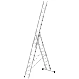 Günzburger Aluminium-Mehrzweckleiter 3 x 11 Sprossen (11109)