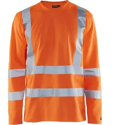 Warnschutz Langarm-Shirt "3381" UV-Schutz - XS - Orange