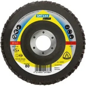 Klingspor SMT 644 Schleifmopteller, 115 x 22,23 mm Korn 80 gerade