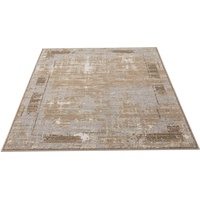 Leonique Teppich »Hamsa«, rechteckig, 9 mm, Höhe, Hoch-Tief-Struktur, Schrumpf Carving-Effekt, besonders dichte Qualität