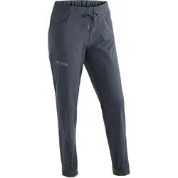 Outdoorhose MAIER SPORTS "Fortunit XR W", Damen, Gr. 40, Normalgrößen, blau (graublau), 100% Polyester, Hosen, Damen Wanderhose, leichte atmungsaktive Funktionshose, Trekkinghose