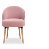 JVmoebel Stuhl, Moderne Sessel Stuhl Design Polsterstuhl Royal Stühle Esszimmerstuhl Bürostuhl rosa