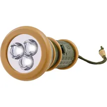 Happy People Scout Taschenlampe 3 LED beige/grün