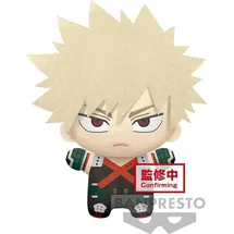 BANPRESTO BP19369 My Hero Akademie Plüsch Katsuki Bakugo, 32 cm, Mehrfarbig