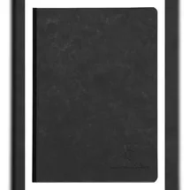 Clairefontaine Notizbuch A5 blanko Schwarz
