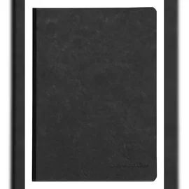 Clairefontaine Notizbuch A5 blanko Schwarz