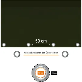 PolyTarp PE Holzabdeckplane 4 x 5 m Grün