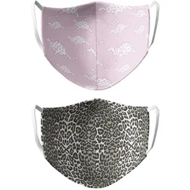 Chiemsee Mund Nasen Maske pink lady