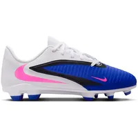 Nike Phantom 6 Low Club Fußballschuhe Kinder Racer Blue/Weiß/Pink Blast 37,5