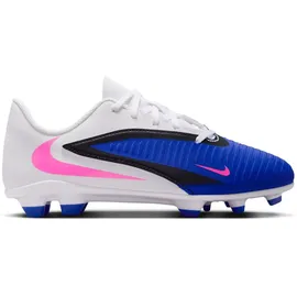 Nike Phantom 6 Low Club Fußballschuhe Kinder Racer Blue/Weiß/Pink Blast 37,5