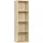 Woltu Bücherregal 4 Fächer 24 x 106 x 30 cm Holzwerkstoff