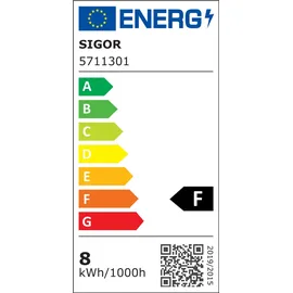 Sigor Einbauleuchte Argent 8W 3000K IP54
