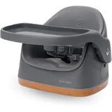 Maxi-Cosi Jay 2-in-1 Sitzerhöhung Stuhl Kind, 6 Monate - 3 Jahre, 9-15 kg, Baby Sitzhilfe, Verstellbares Tablett, Einfache Reinigung, Kompaktes Design, Geräumig, Elegance Graphite