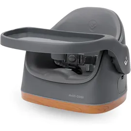 Maxi-Cosi Jay 2-in-1 Sitzerhöhung Stuhl Kind, 6 Monate - 3 Jahre, 9-15 kg, Baby Sitzhilfe, Verstellbares Tablett, Einfache Reinigung, Kompaktes Design, Geräumig, Elegance Graphite