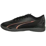 Puma Ultra Play IT Soccer Shoe, Black-Copper Rose, 45 EU