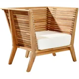 JAN KURTZ William Gartensessel 95 x 69 x 83 cm natur inkl. Kissen