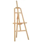 vidaXL Staffelei 53,5x95x127 cm Massivholz Kiefer beige (310700)