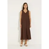 More & More Blusenkleid Maxikleid Braun 32