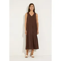 More & More Blusenkleid Maxikleid Braun 32
