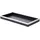 Edzard Tablett Jake, (38x20 cm, schwarz, Stahl mit Kunstlederbezug,