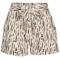 S.Oliver Webshorts Damen beige-schwarz-bedruckt Gr.40